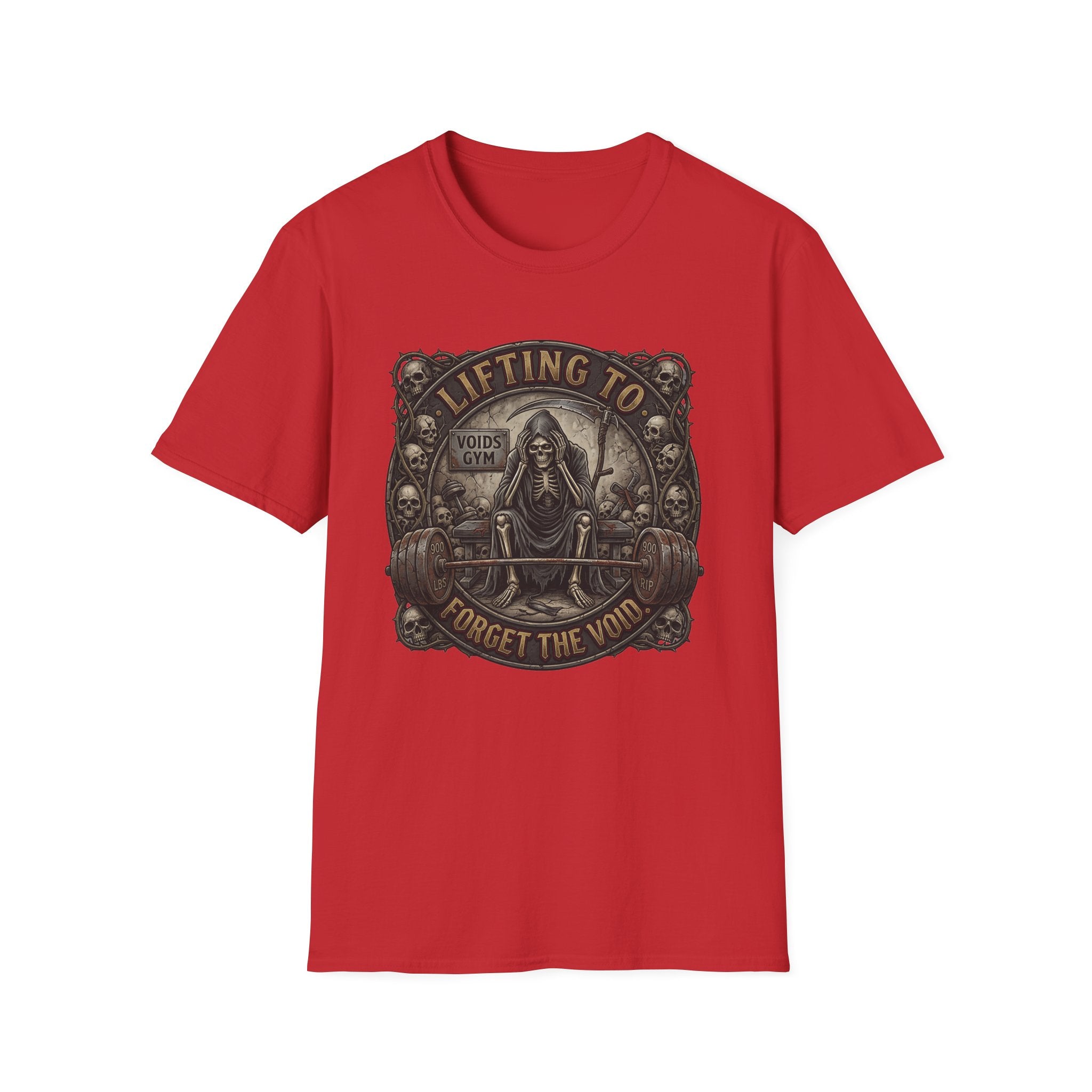 Lifting to Forget The Void Gym Tee
