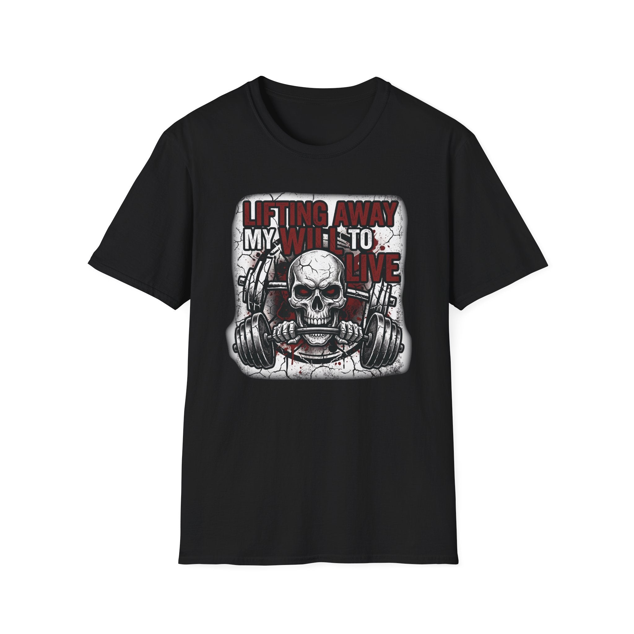 Lifting Away My Will To Live Gym Tee