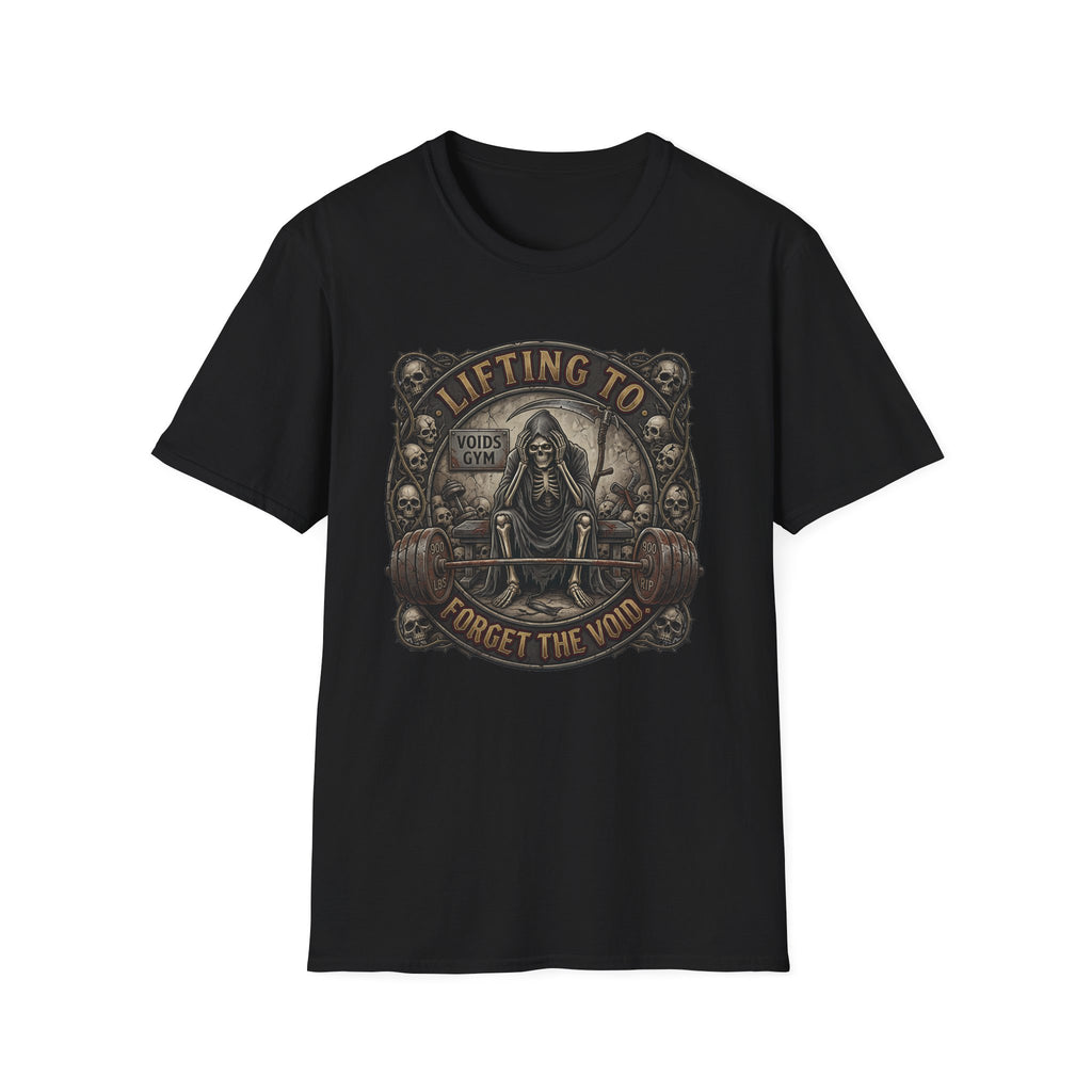 Lifting to Forget The Void Gym Tee