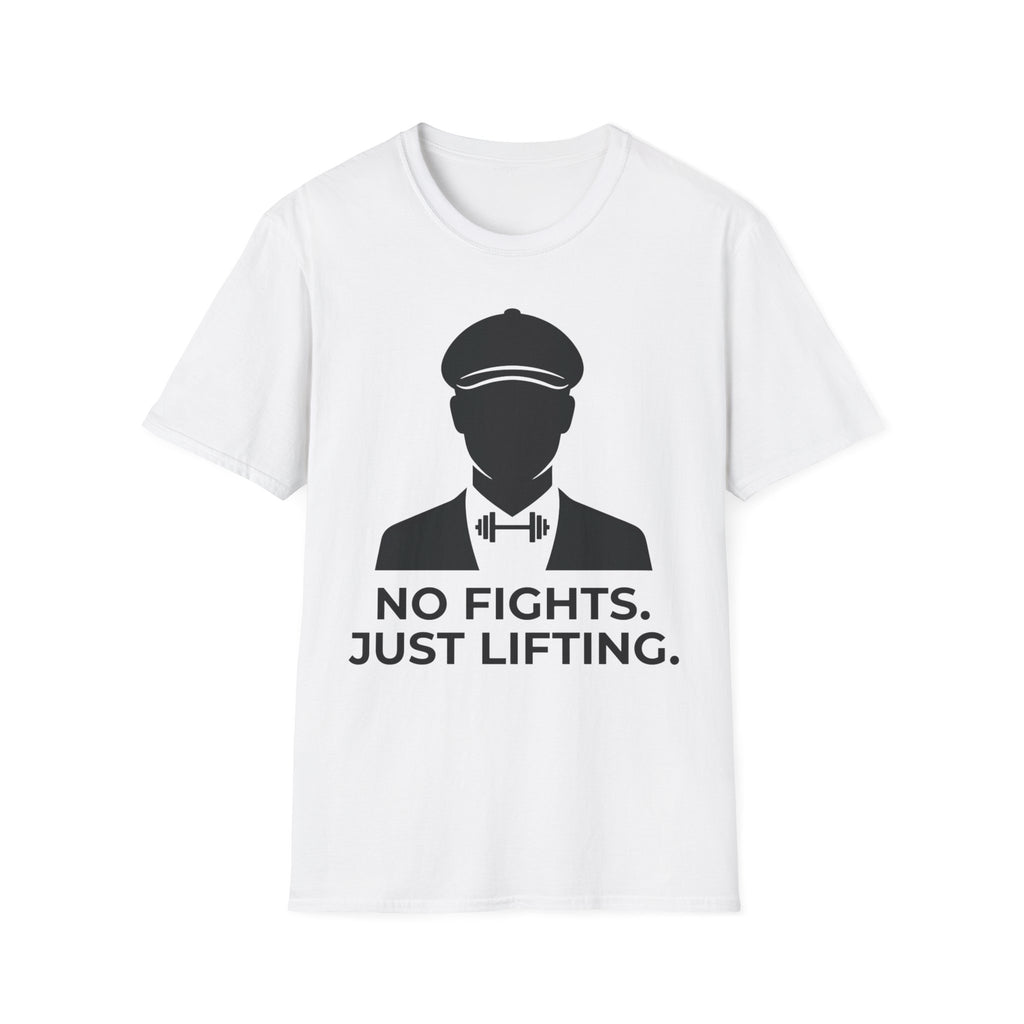 No Fights Just Lifting Gym Tee