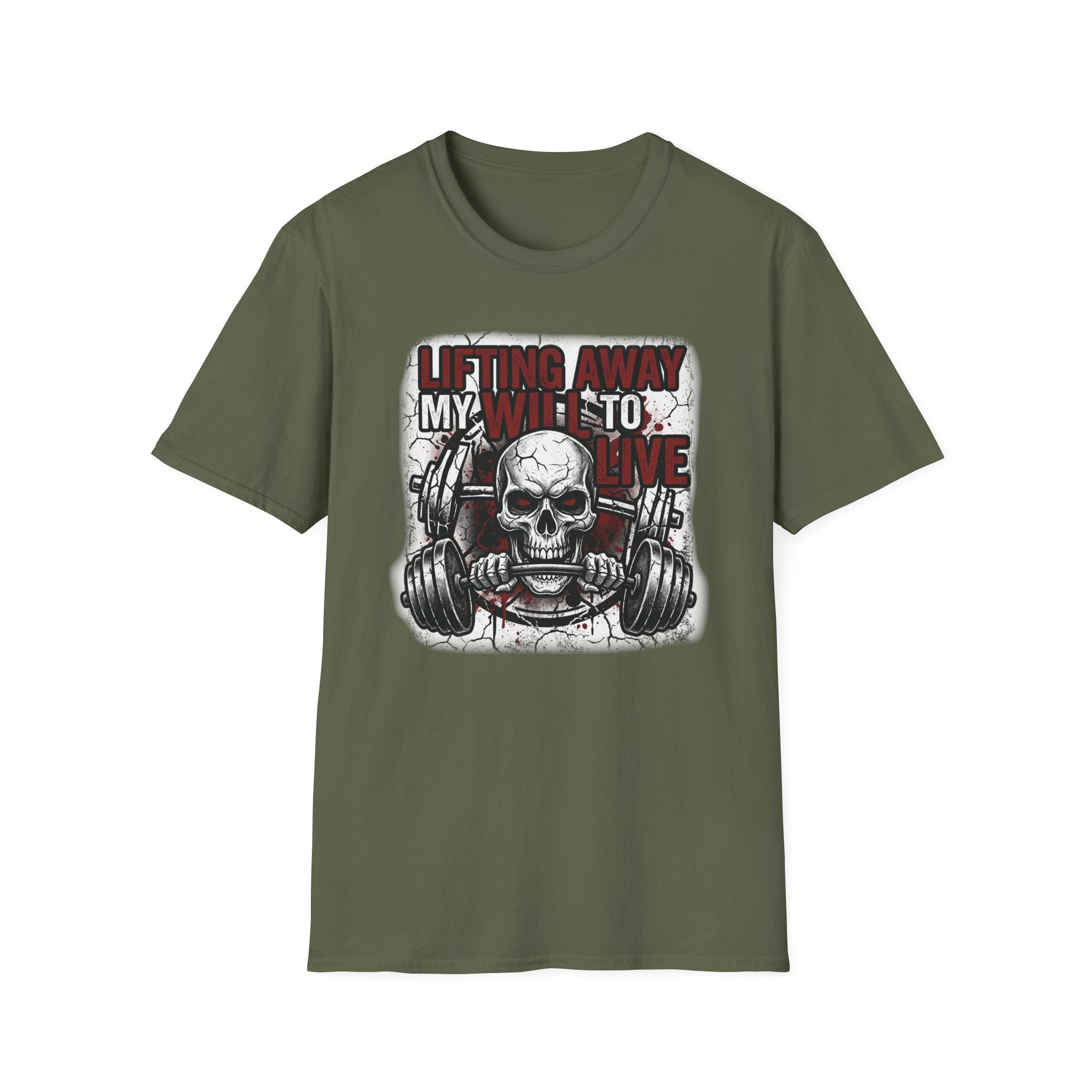 Lifting Away My Will To Live Gym Tee