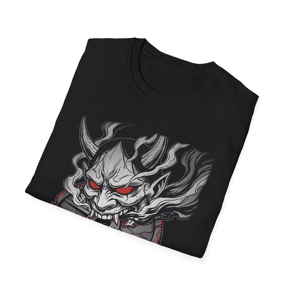 Black & White Oni Demon Gym Tee