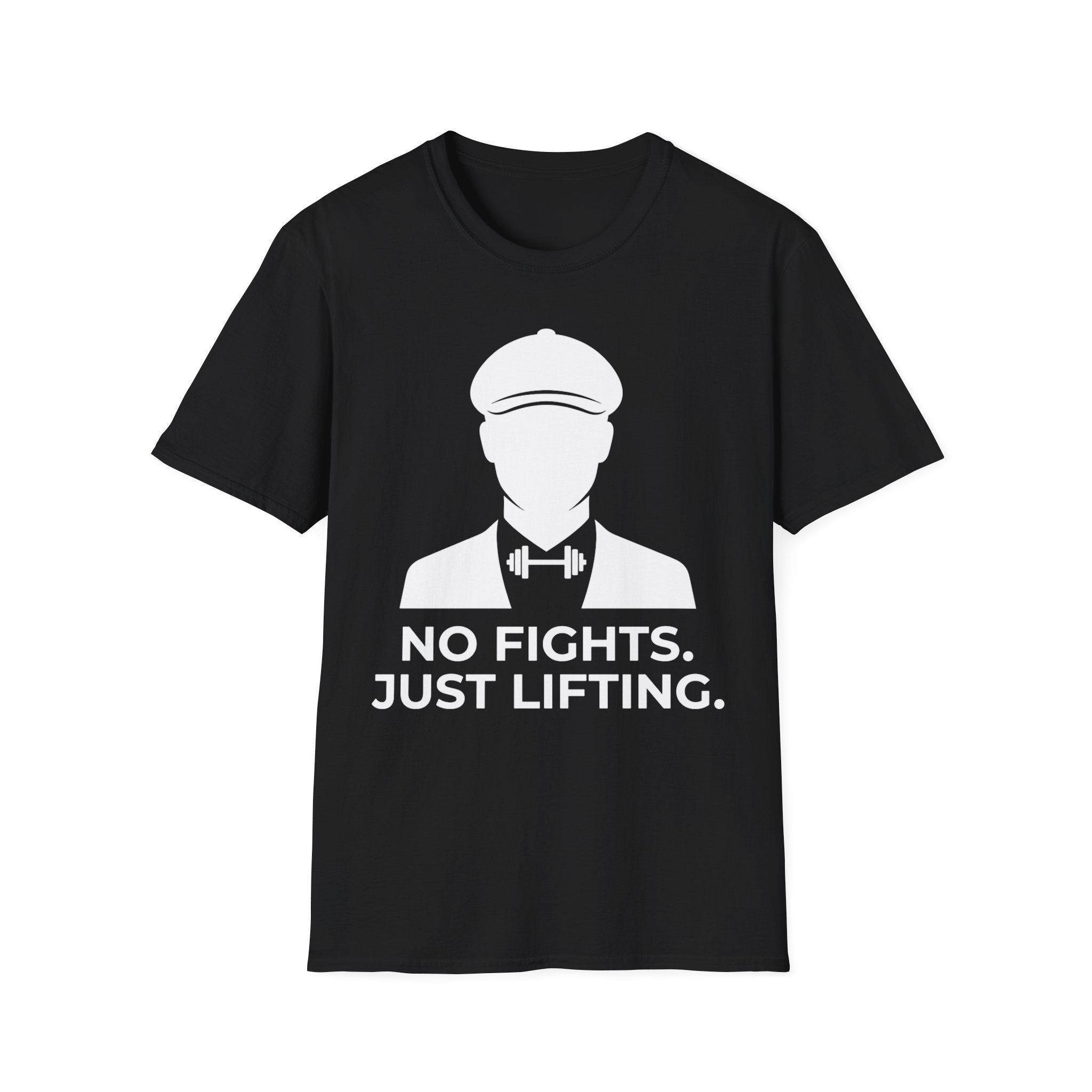 No Fights Just Lifting Gym Tee