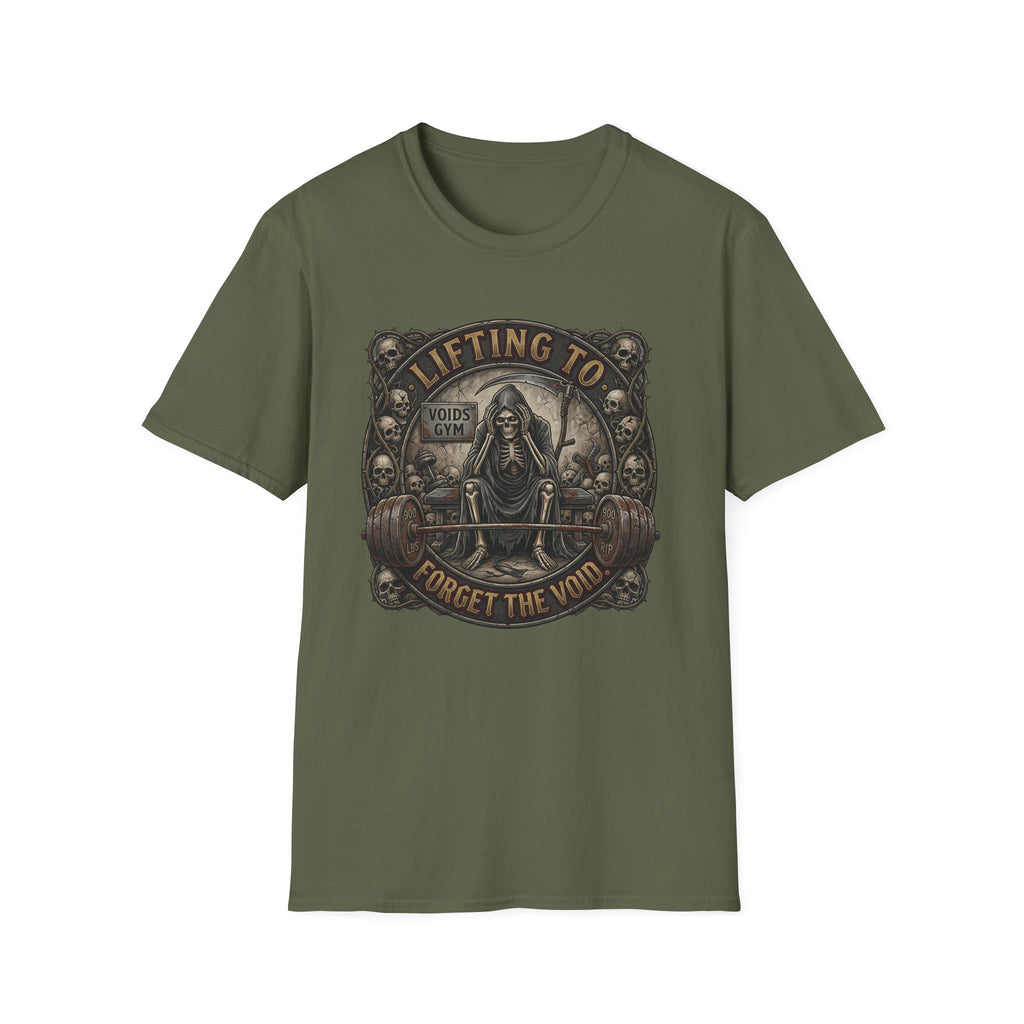 Lifting to Forget The Void Gym Tee
