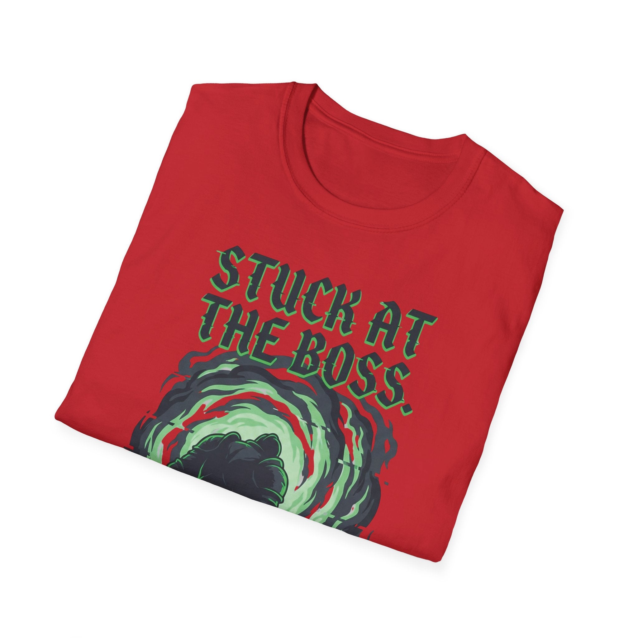 Stuck At The Boss Gym Tee