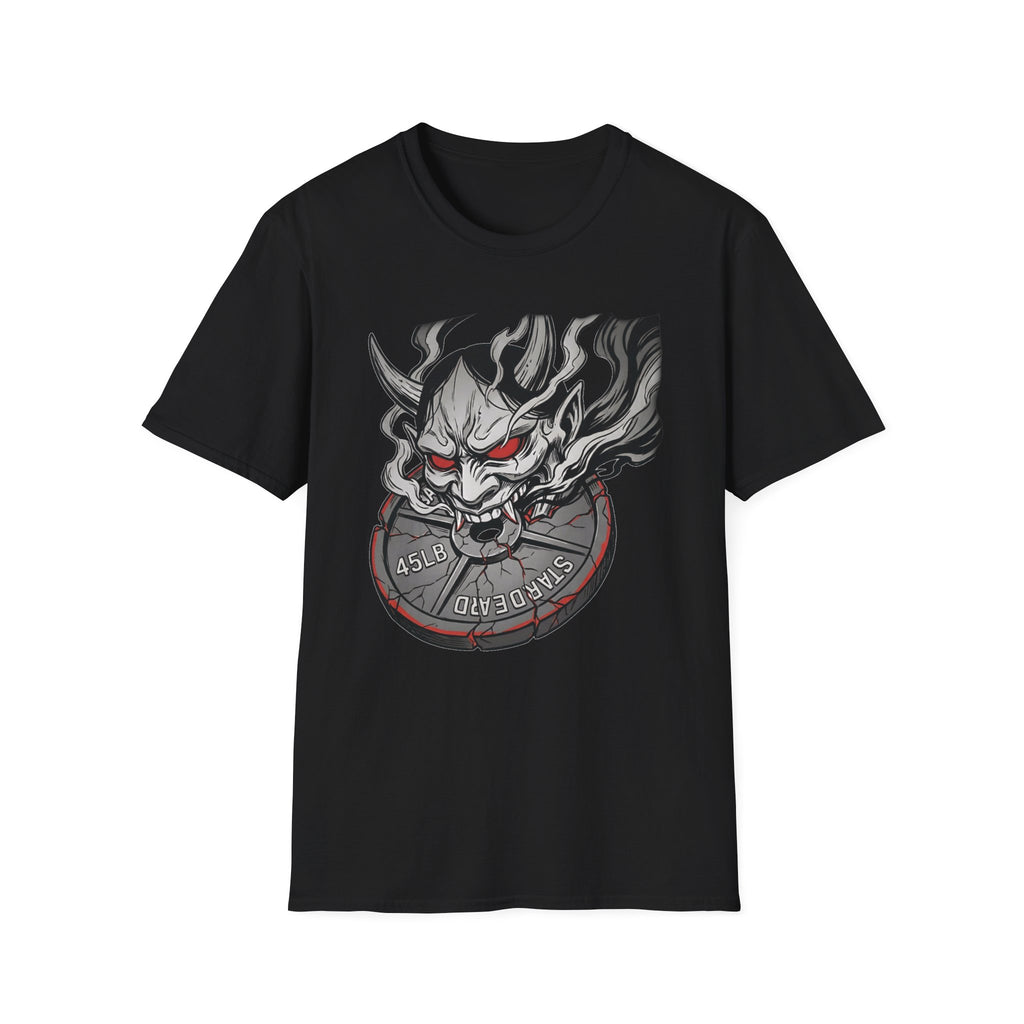 Black & White Oni Demon Gym Tee