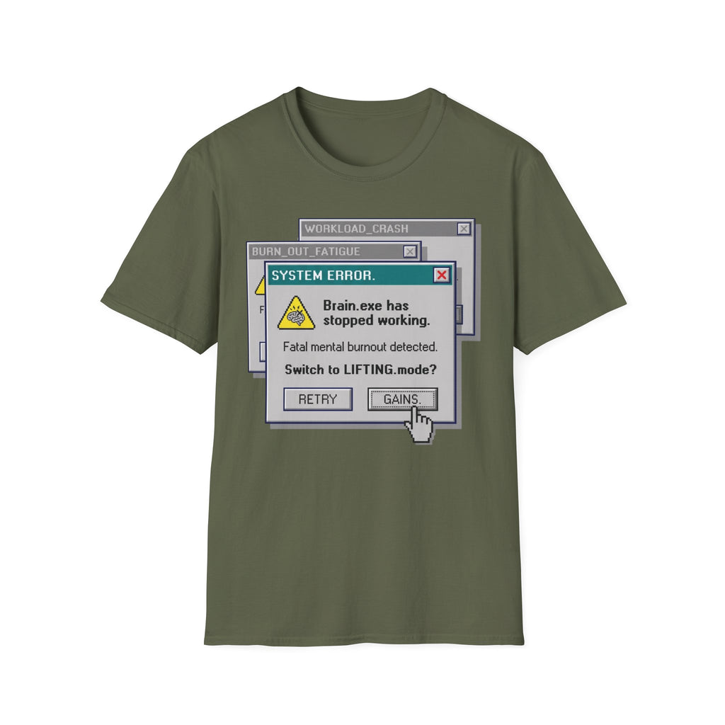 Brain Stopped working Gym Tee