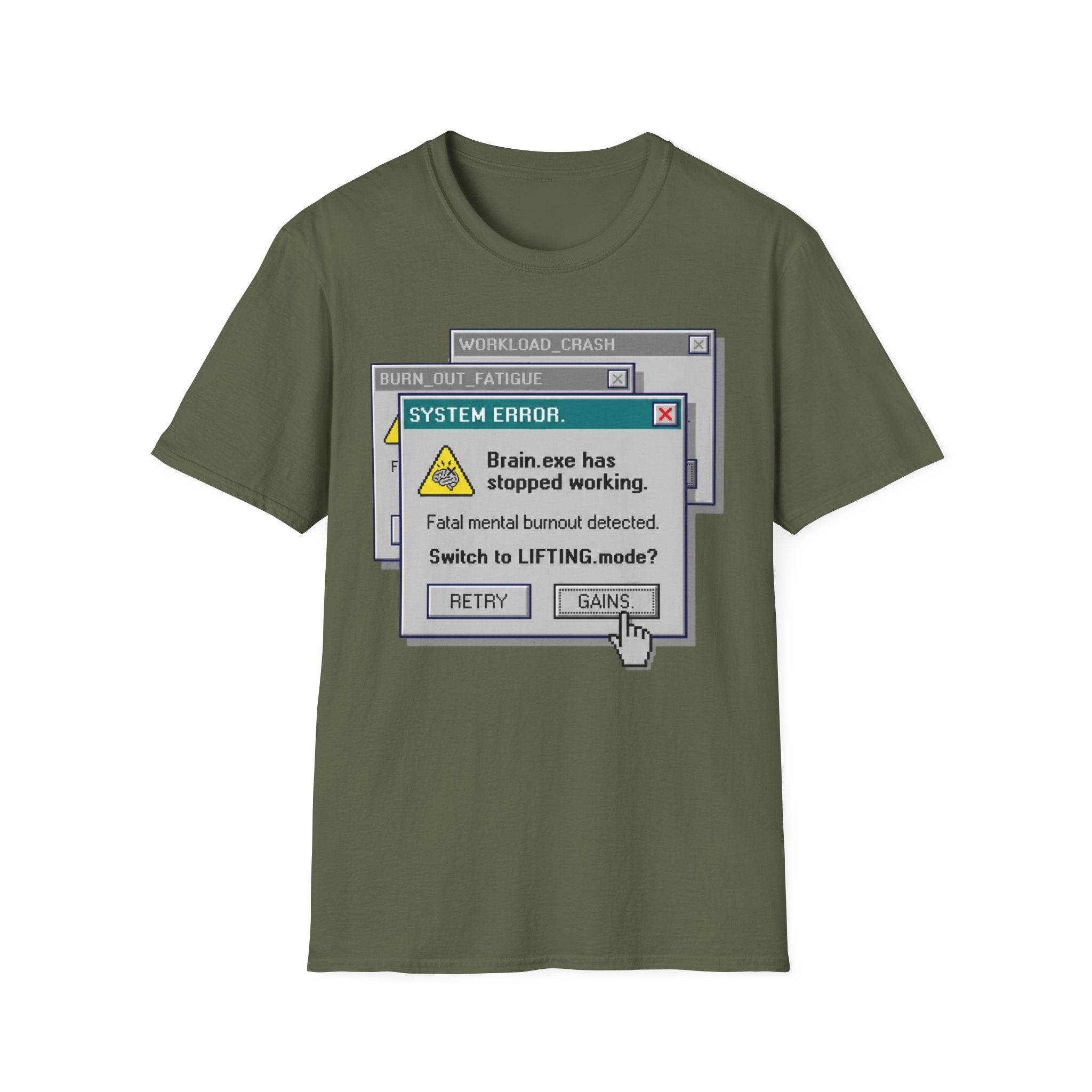 Brain Stopped working Gym Tee