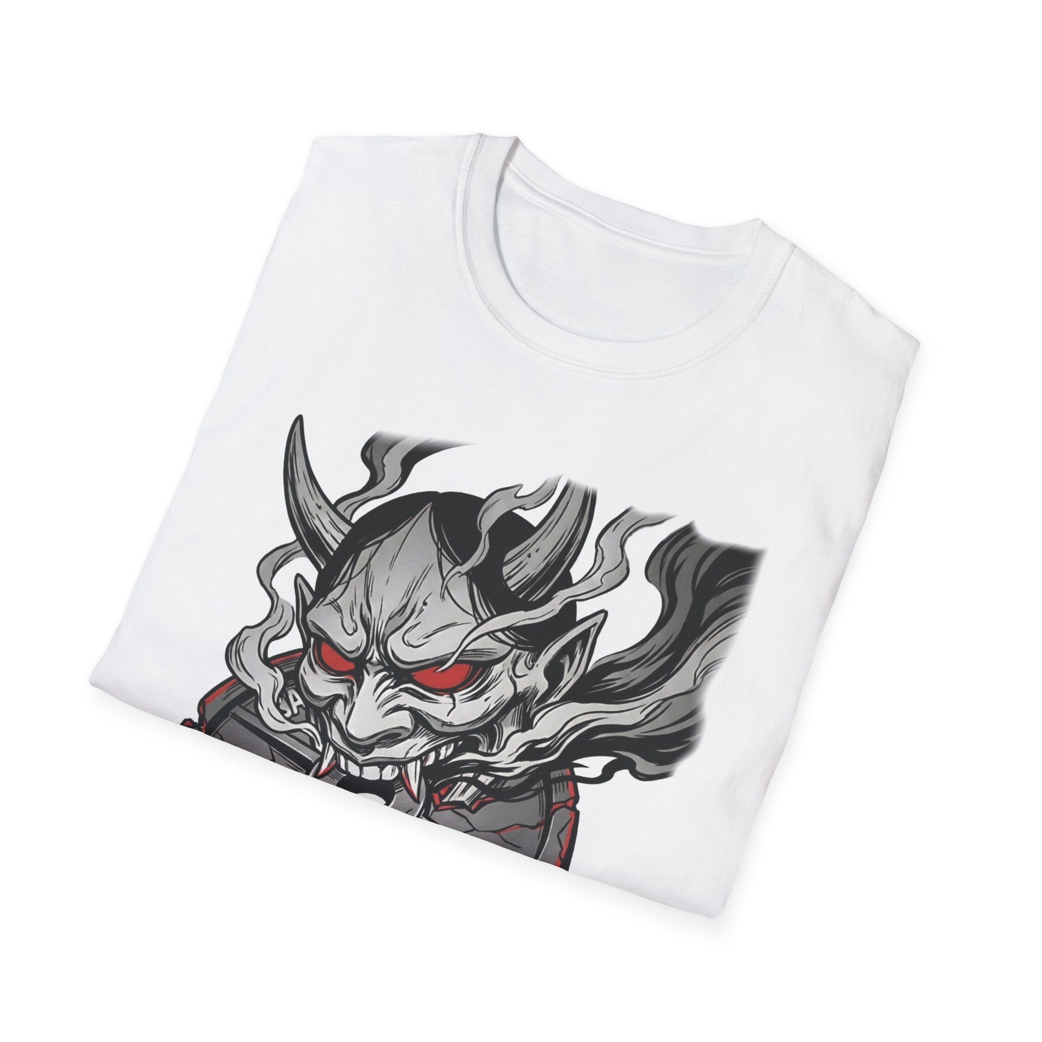 Black & White Oni Demon Gym Tee