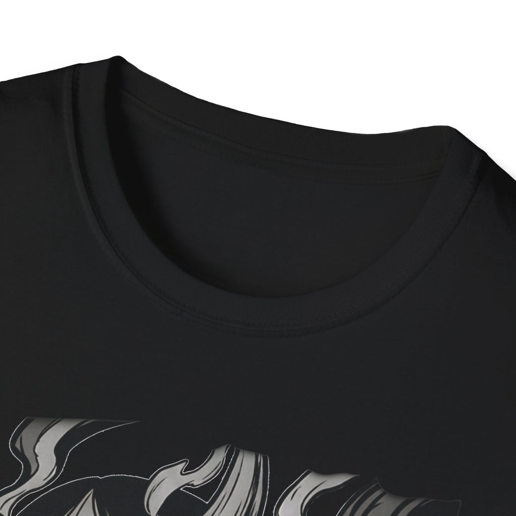 Black & White Oni Demon Gym Tee