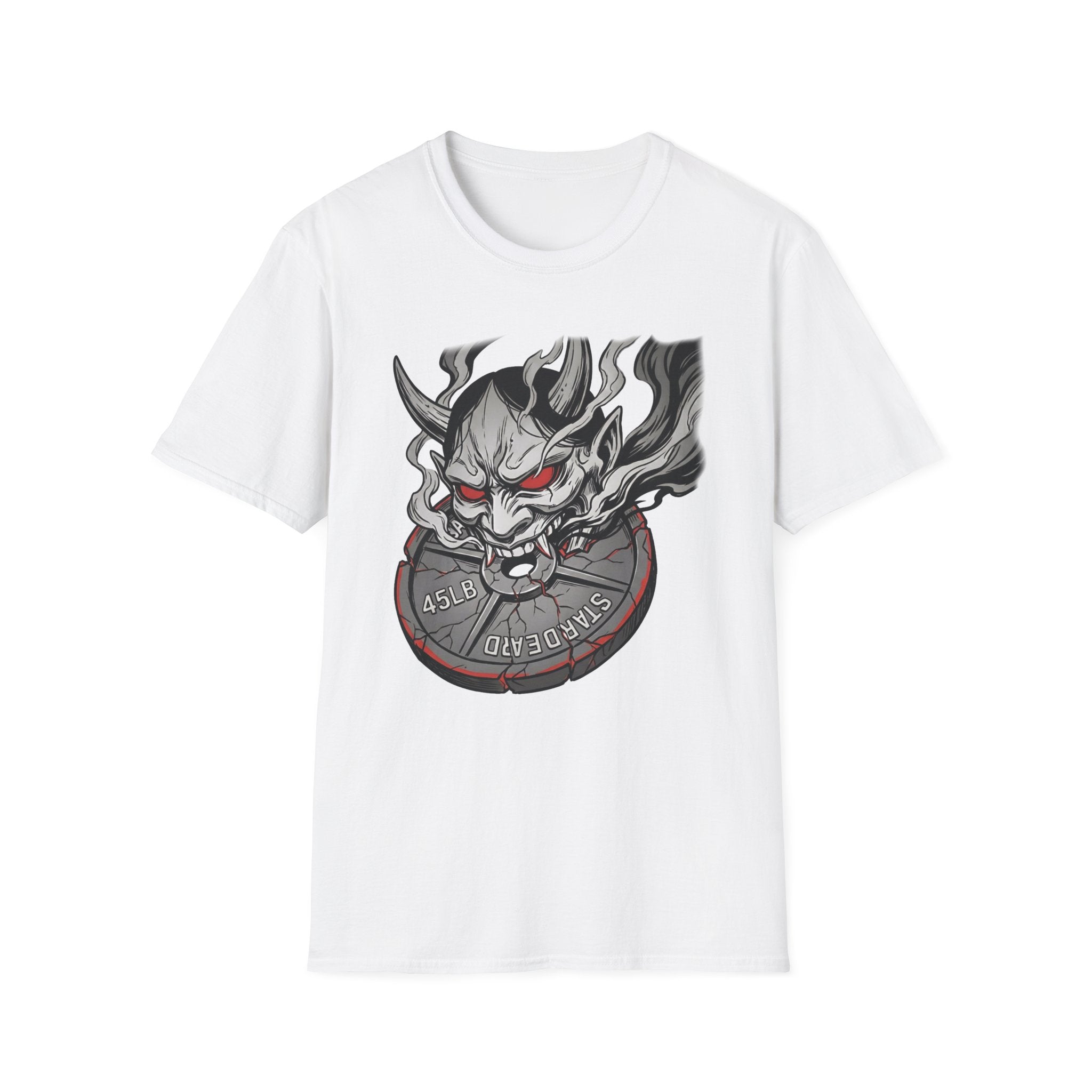 Black & White Oni Demon Gym Tee