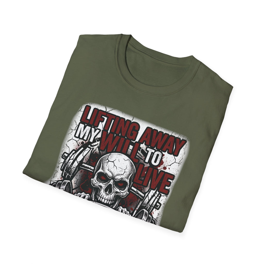 Lifting Away My Will To Live Gym Tee