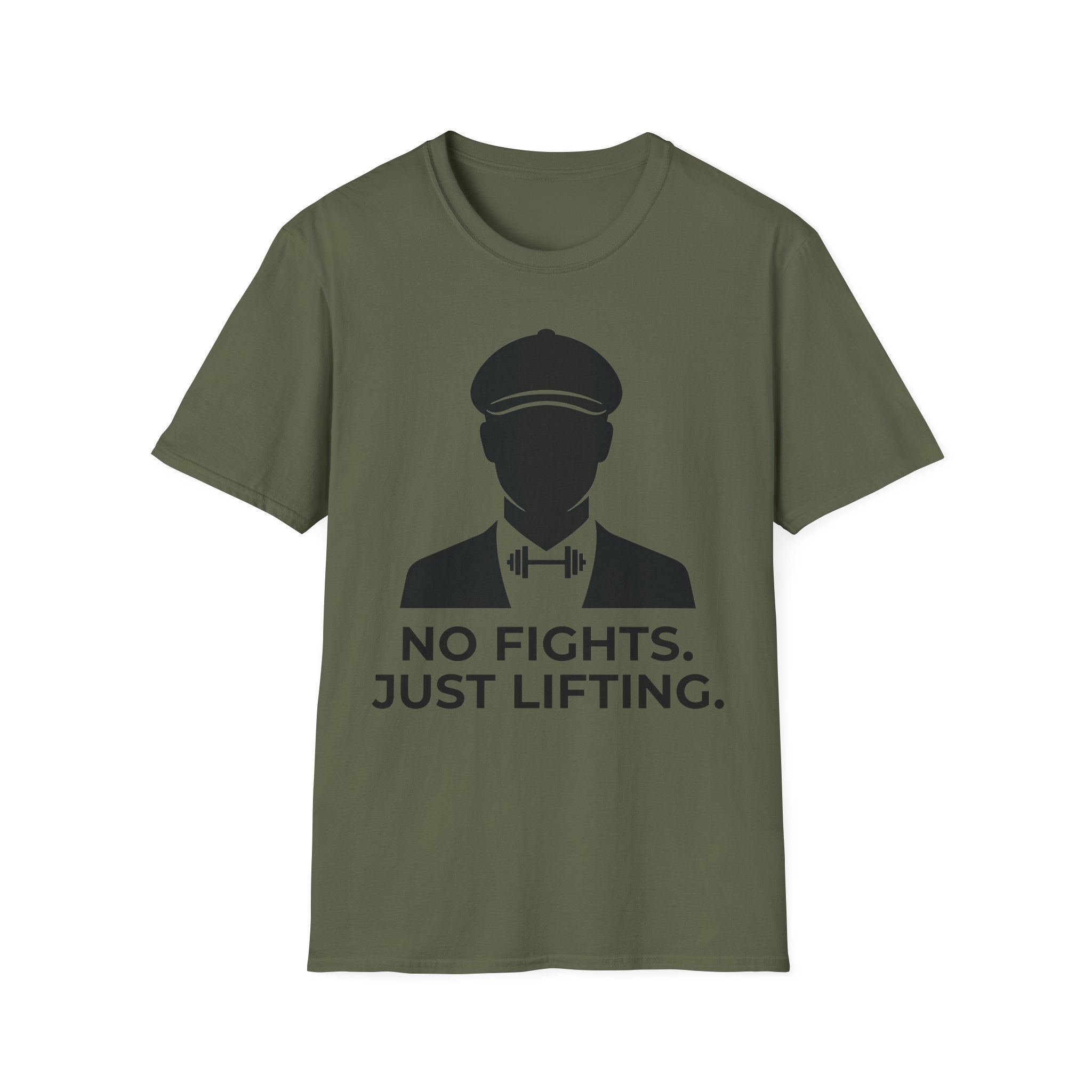 No Fights Just Lifting Gym Tee