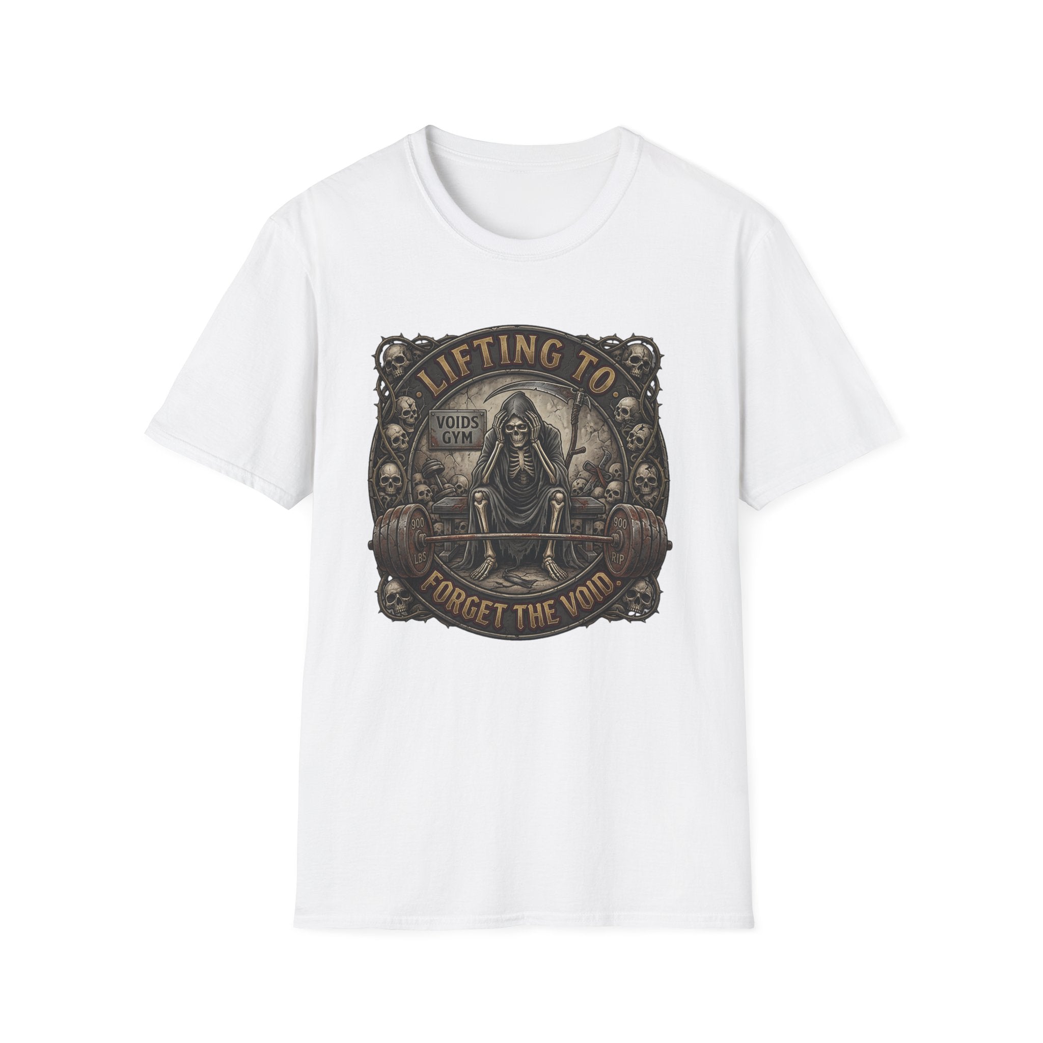 Lifting to Forget The Void Gym Tee
