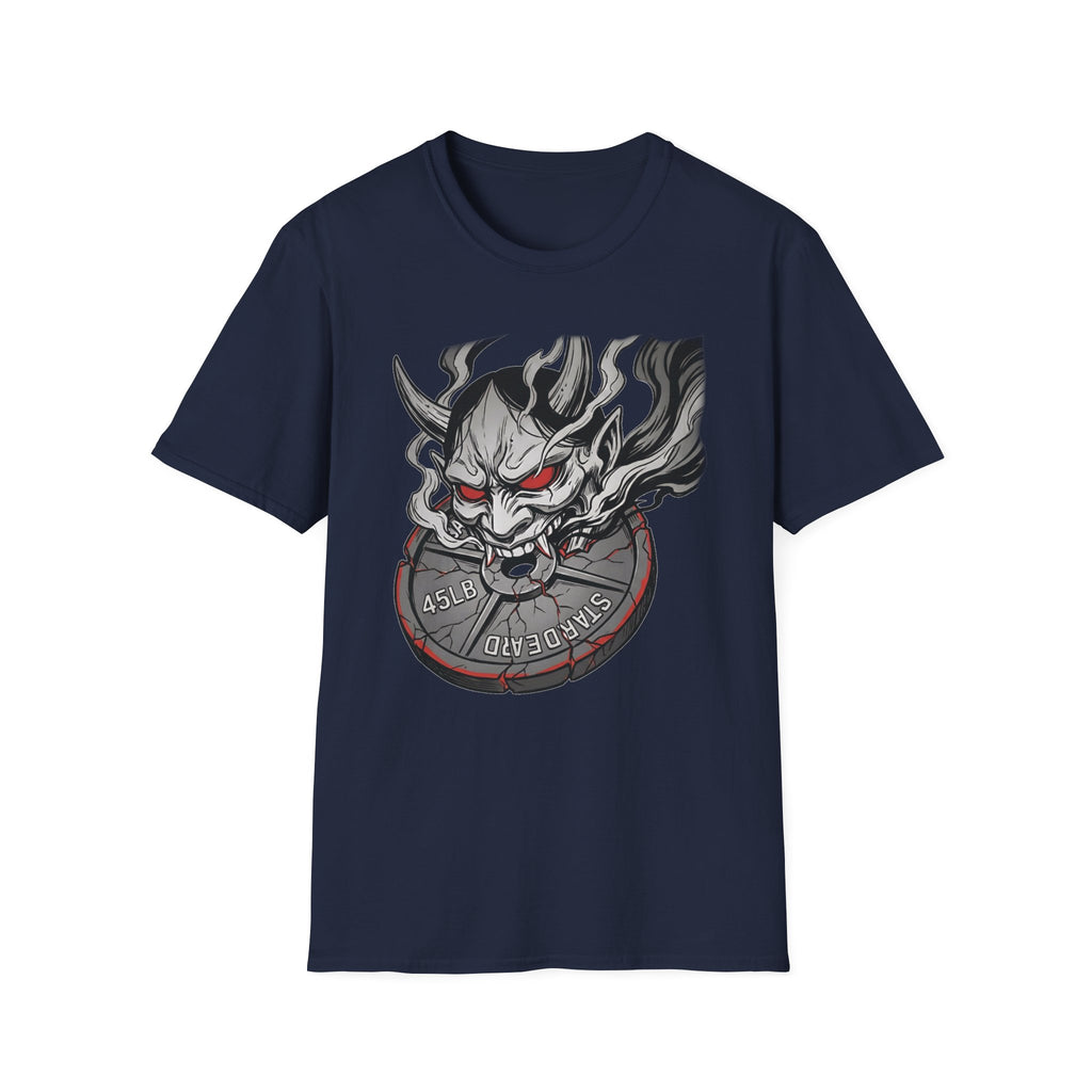 Black & White Oni Demon Gym Tee