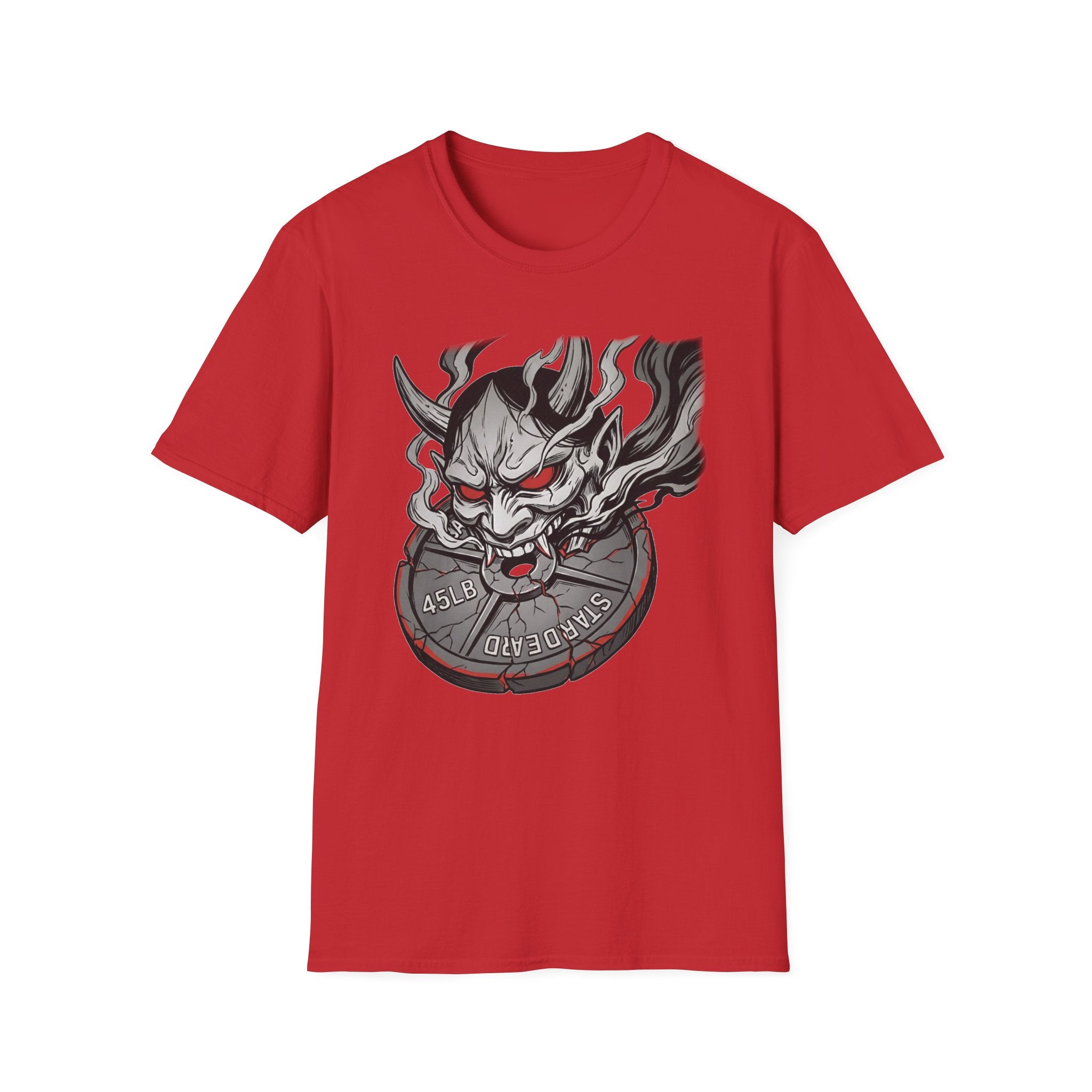 Black & White Oni Demon Gym Tee