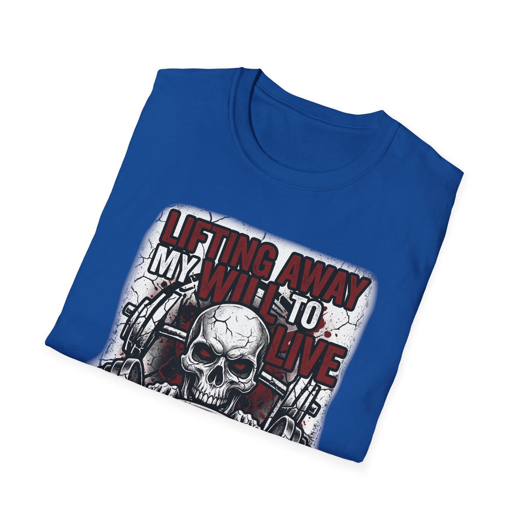 Lifting Away My Will To Live Gym Tee